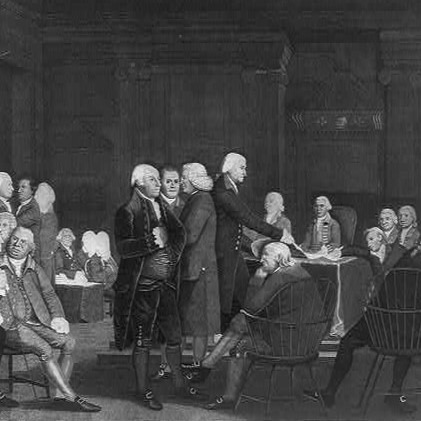 Sensible Majority - Congress Voting on the Declaration of Independence.