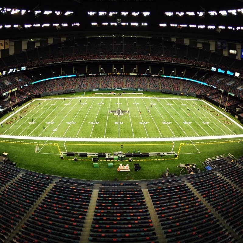 Football Stadium in New Orleans, Louisiana